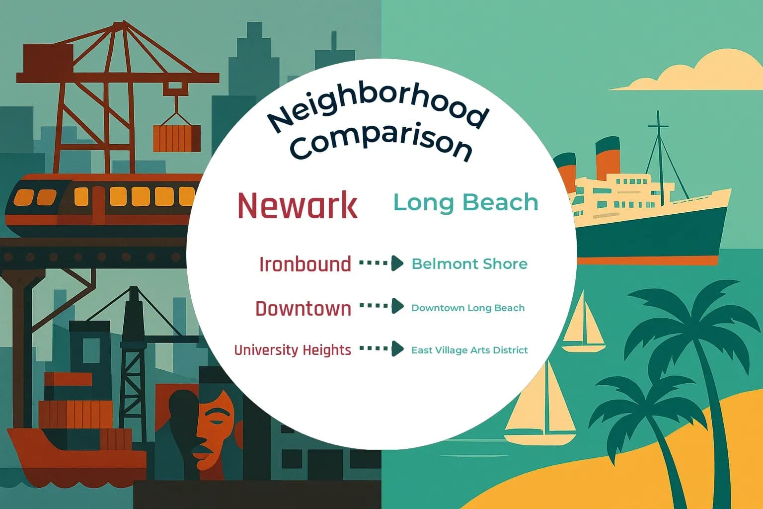 Newark vs Long Beach Neighborhood Comparison
