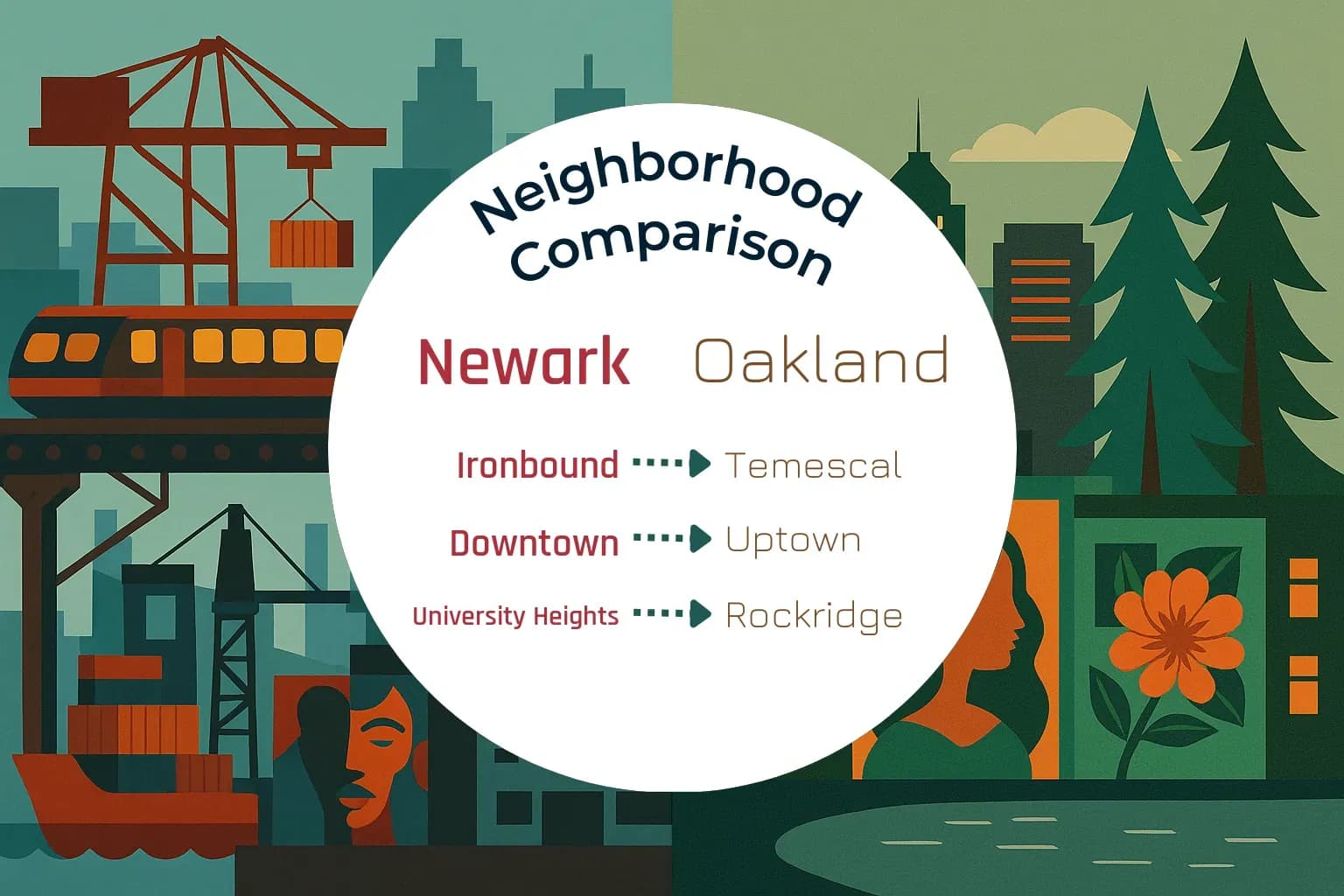 Newark vs Oakland Neighborhood Comparison