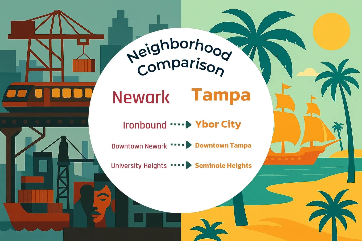 Newark vs Tampa Neighborhood Comparison