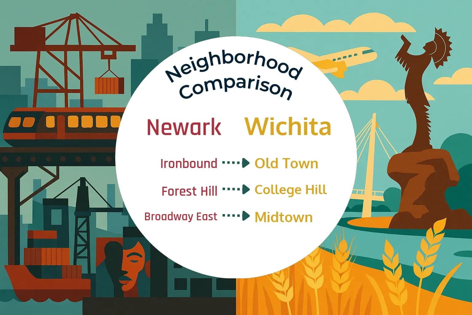 Newark vs Wichita Neighborhood Comparison