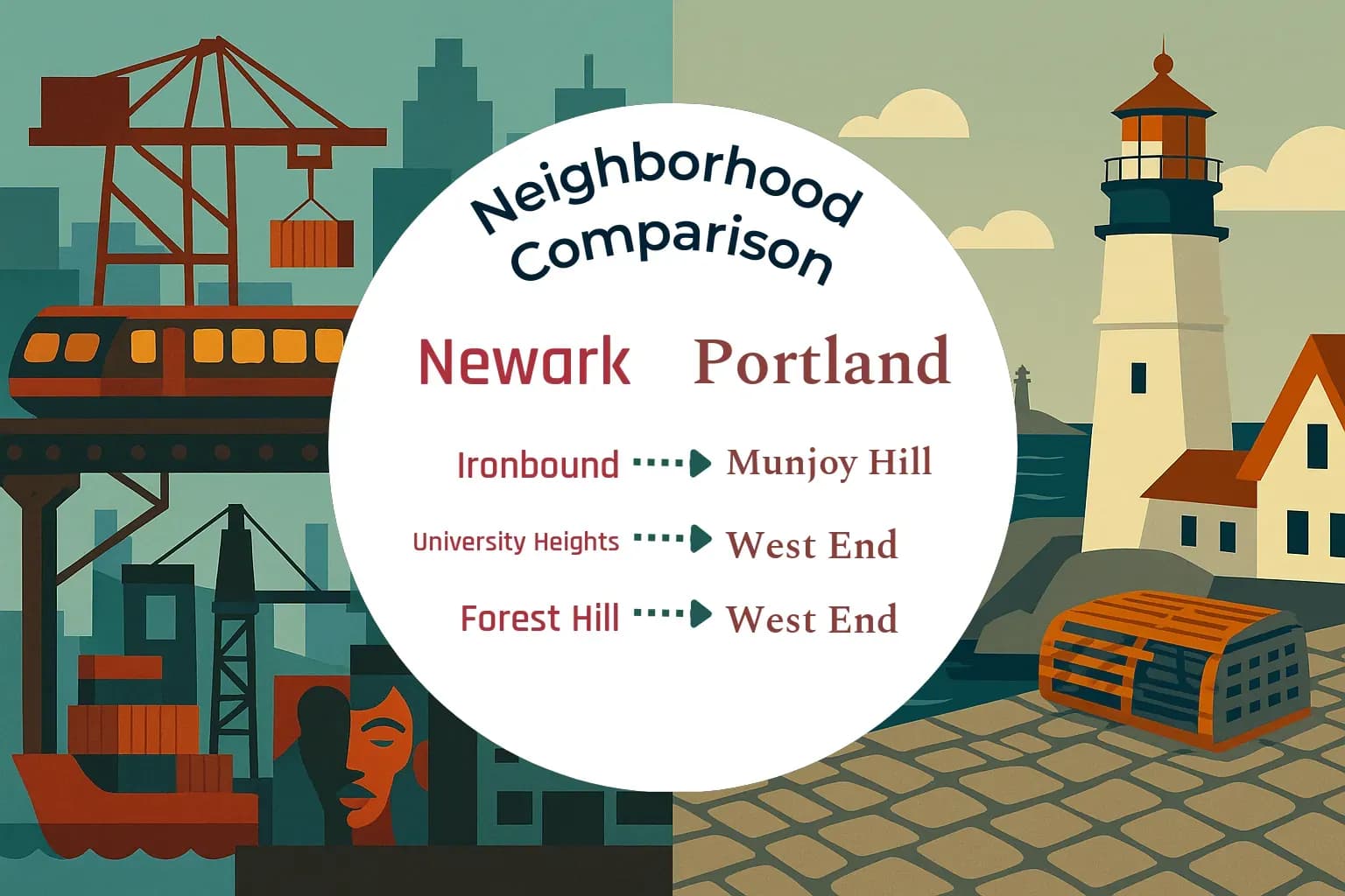 Newark vs Portland Neighborhood Comparison