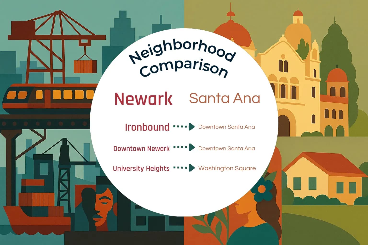 Newark vs Santa Ana Neighborhood Comparison