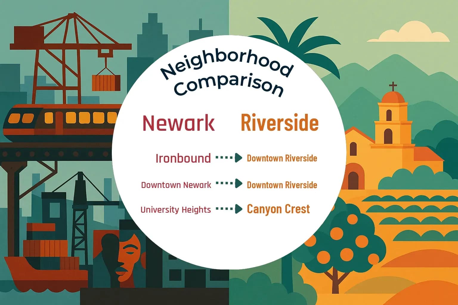 Newark vs Riverside Neighborhood Comparison