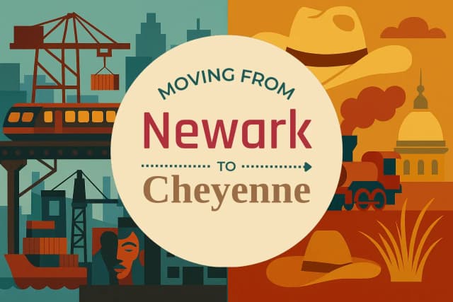 Moving from Newark to Cheyenne