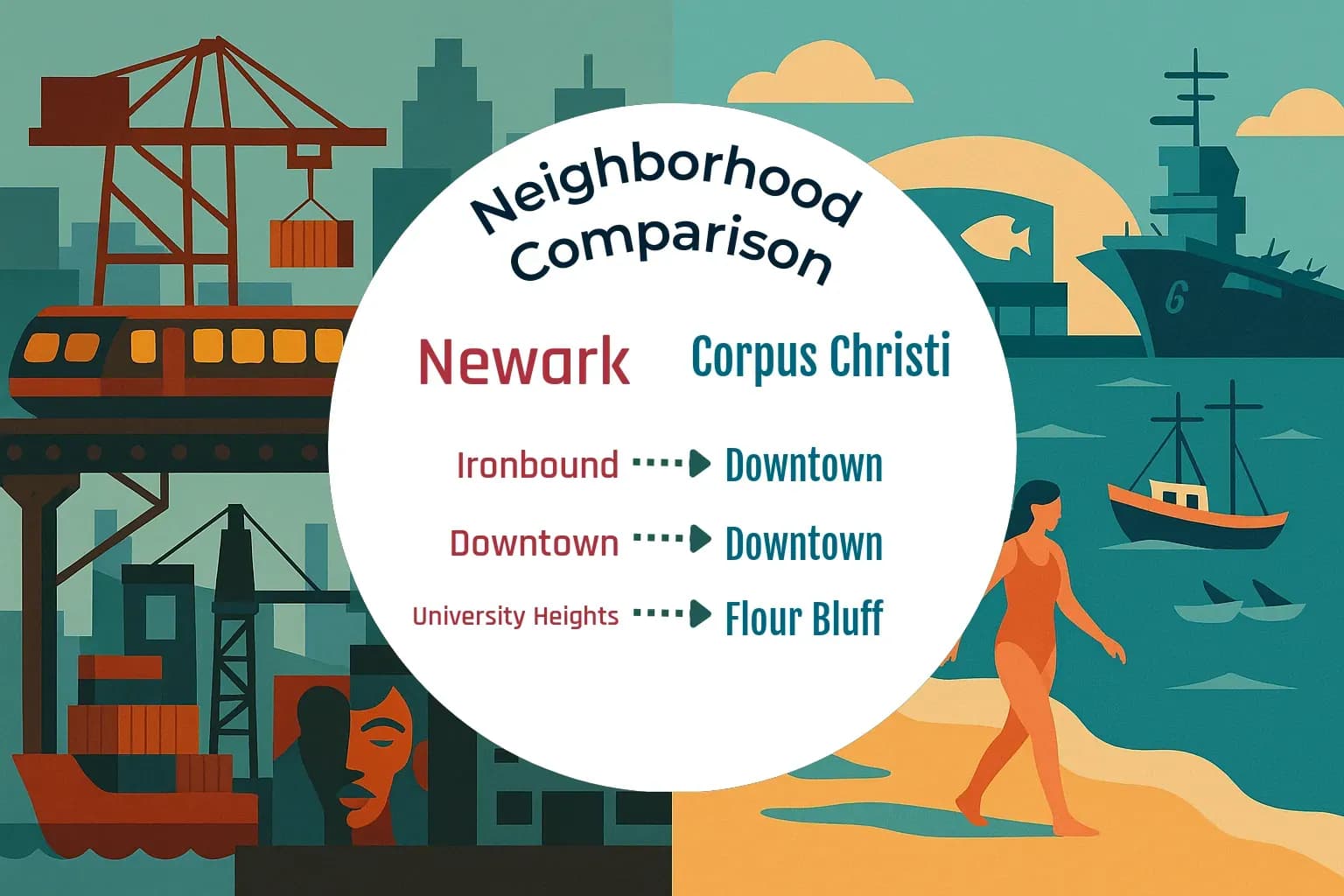 Newark vs Corpus Christi Neighborhood Comparison