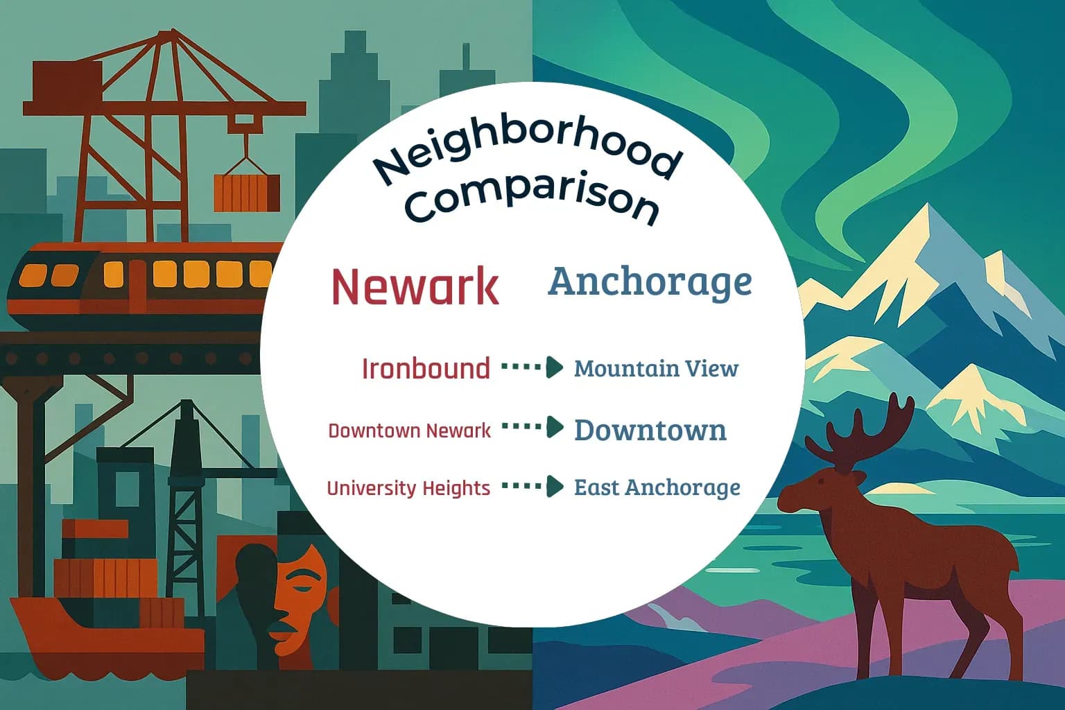 Newark vs Anchorage Neighborhood Comparison