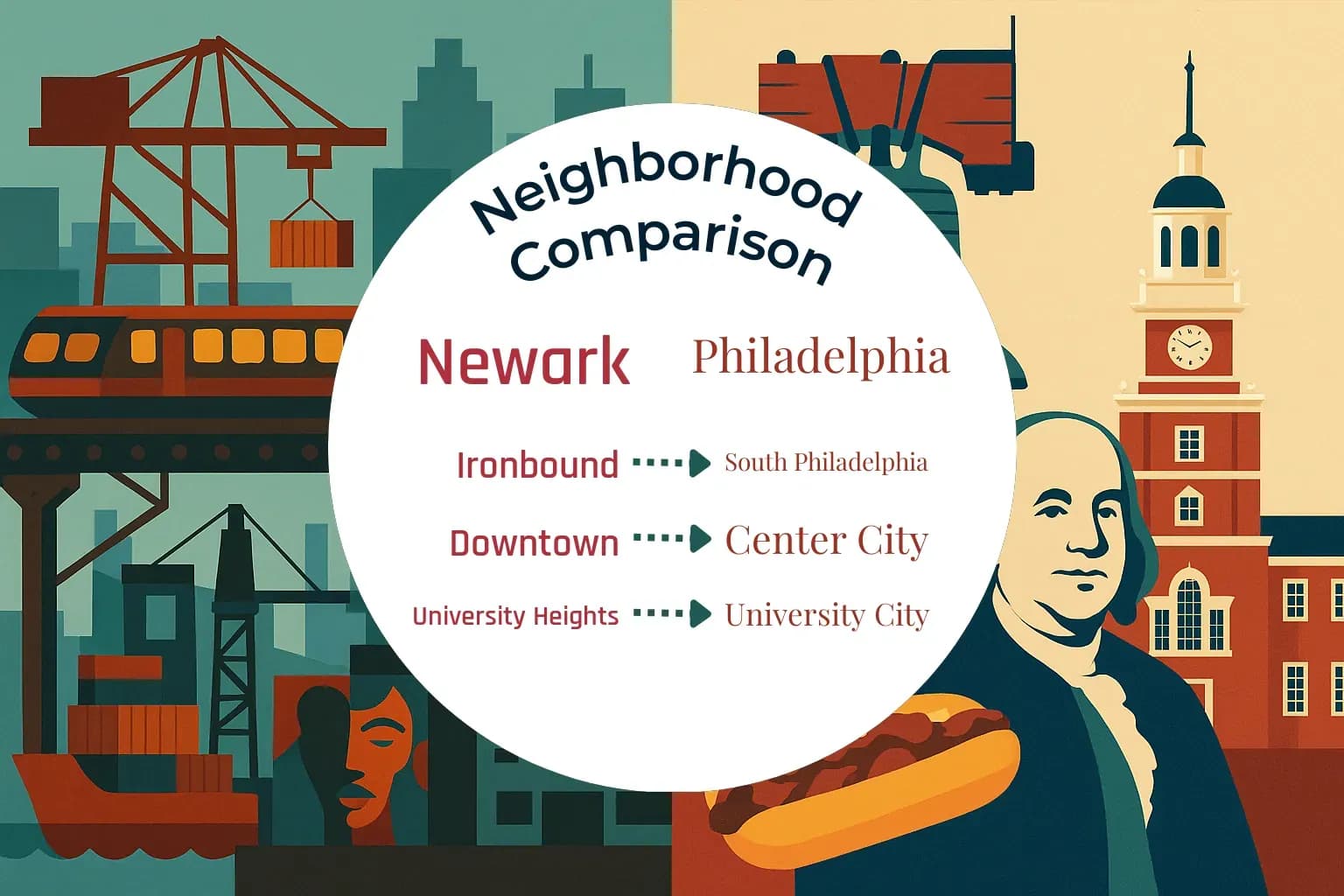 Newark vs Philadelphia Neighborhood Comparison