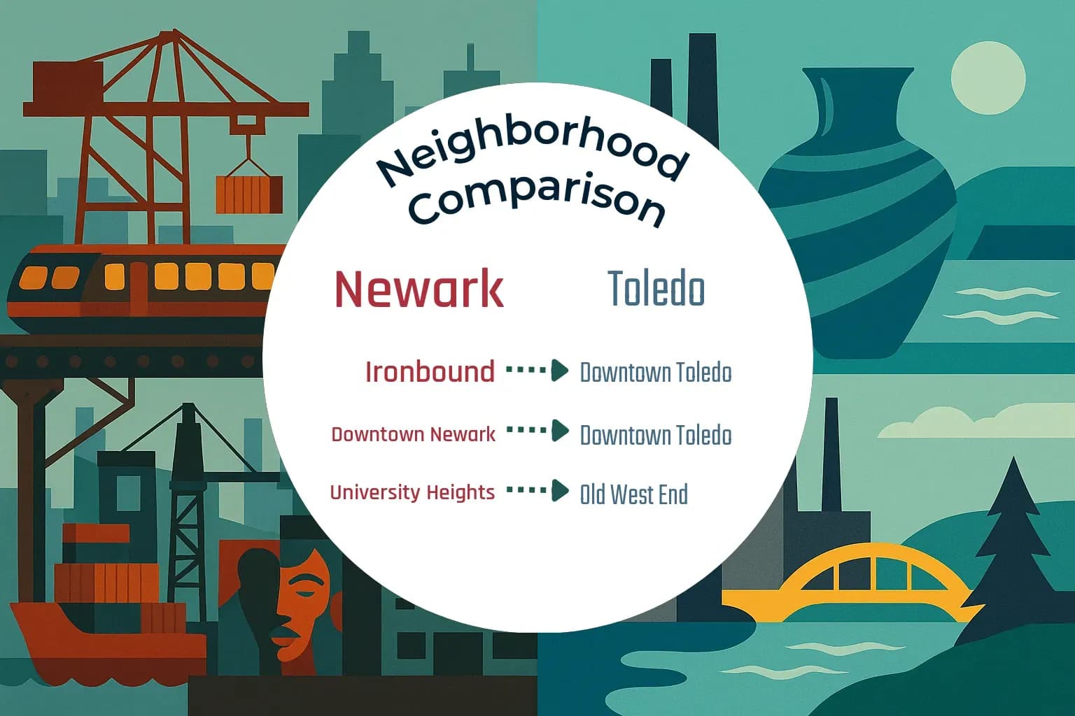 Newark vs Toledo Neighborhood Comparison