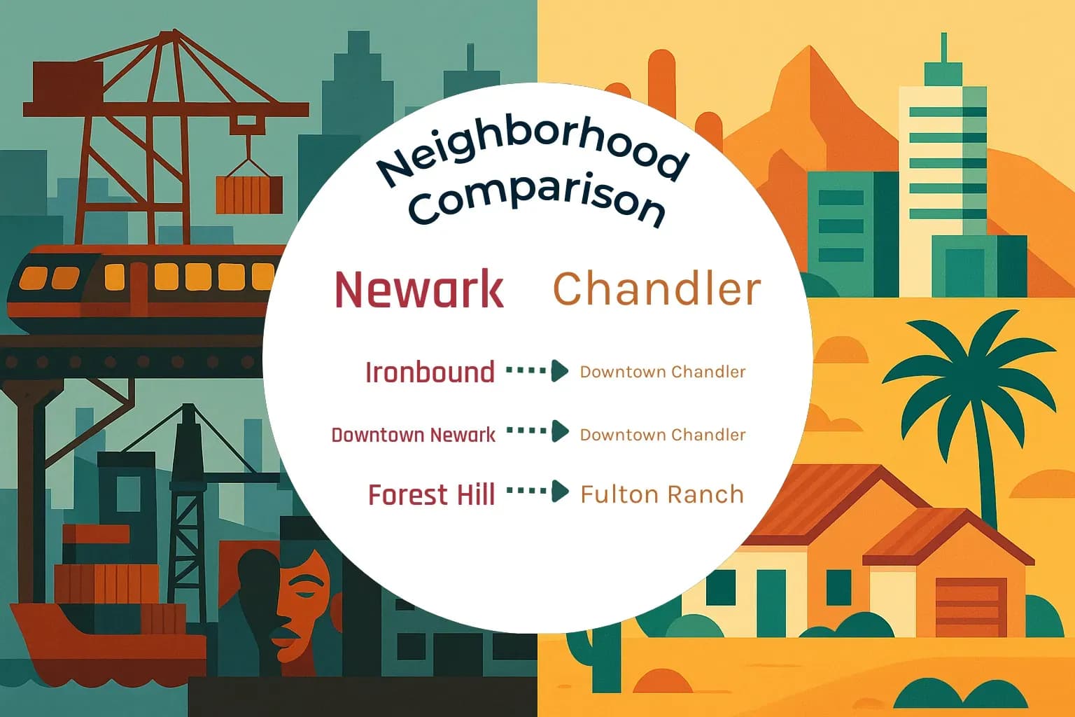Newark vs Chandler Neighborhood Comparison
