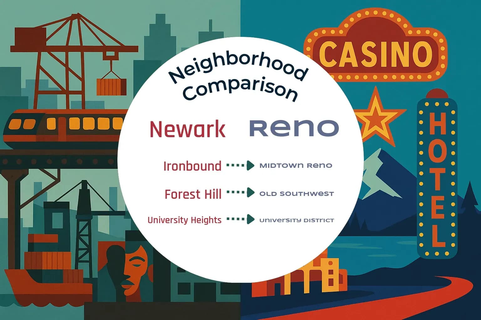 Newark vs Reno Neighborhood Comparison