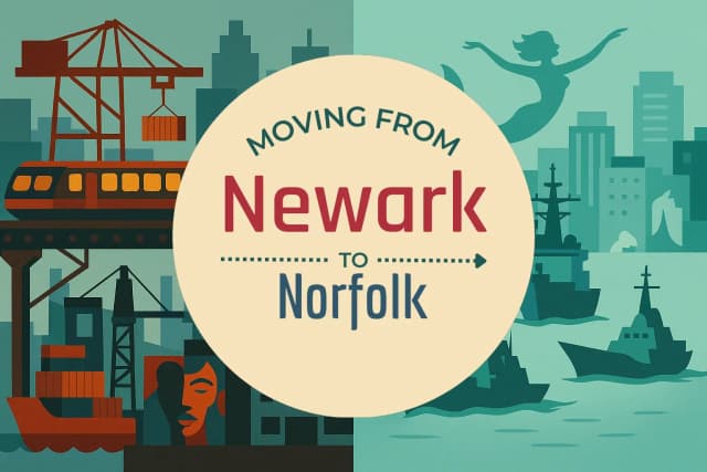Moving from Newark to Norfolk
