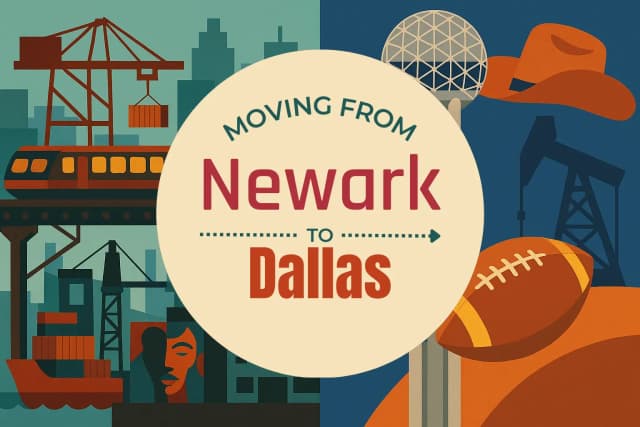 Moving from Newark to Dallas