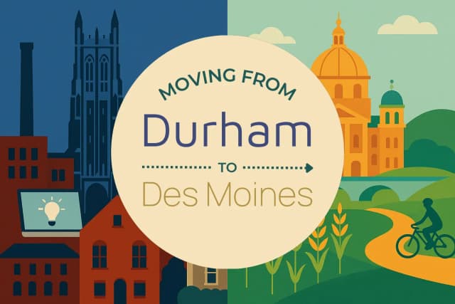 Moving from Durham to Des Moines