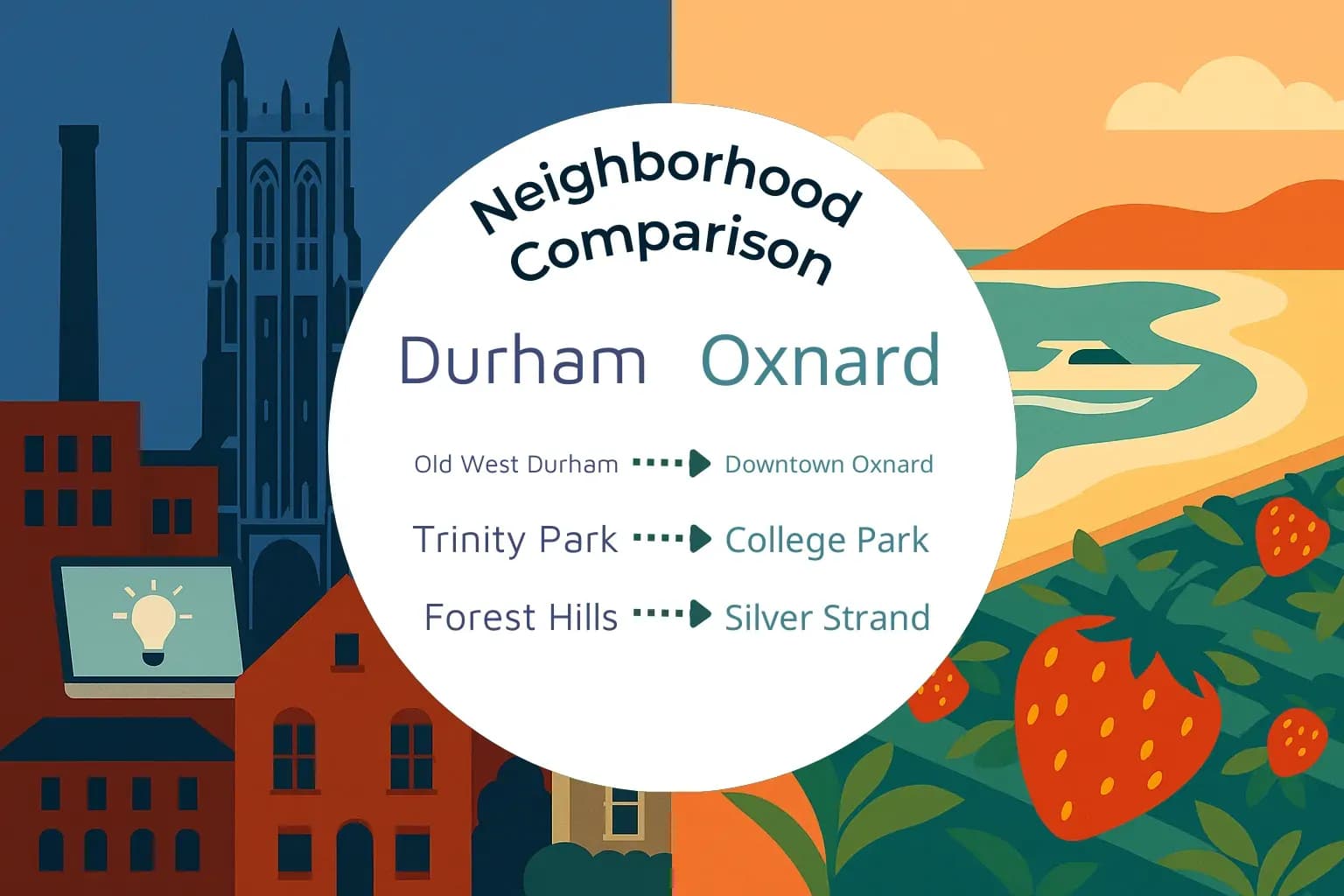 Durham vs Oxnard Neighborhood Comparison