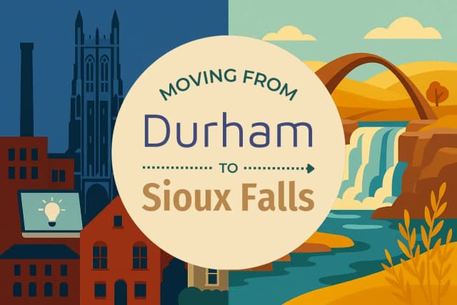 Moving from Durham to Sioux Falls