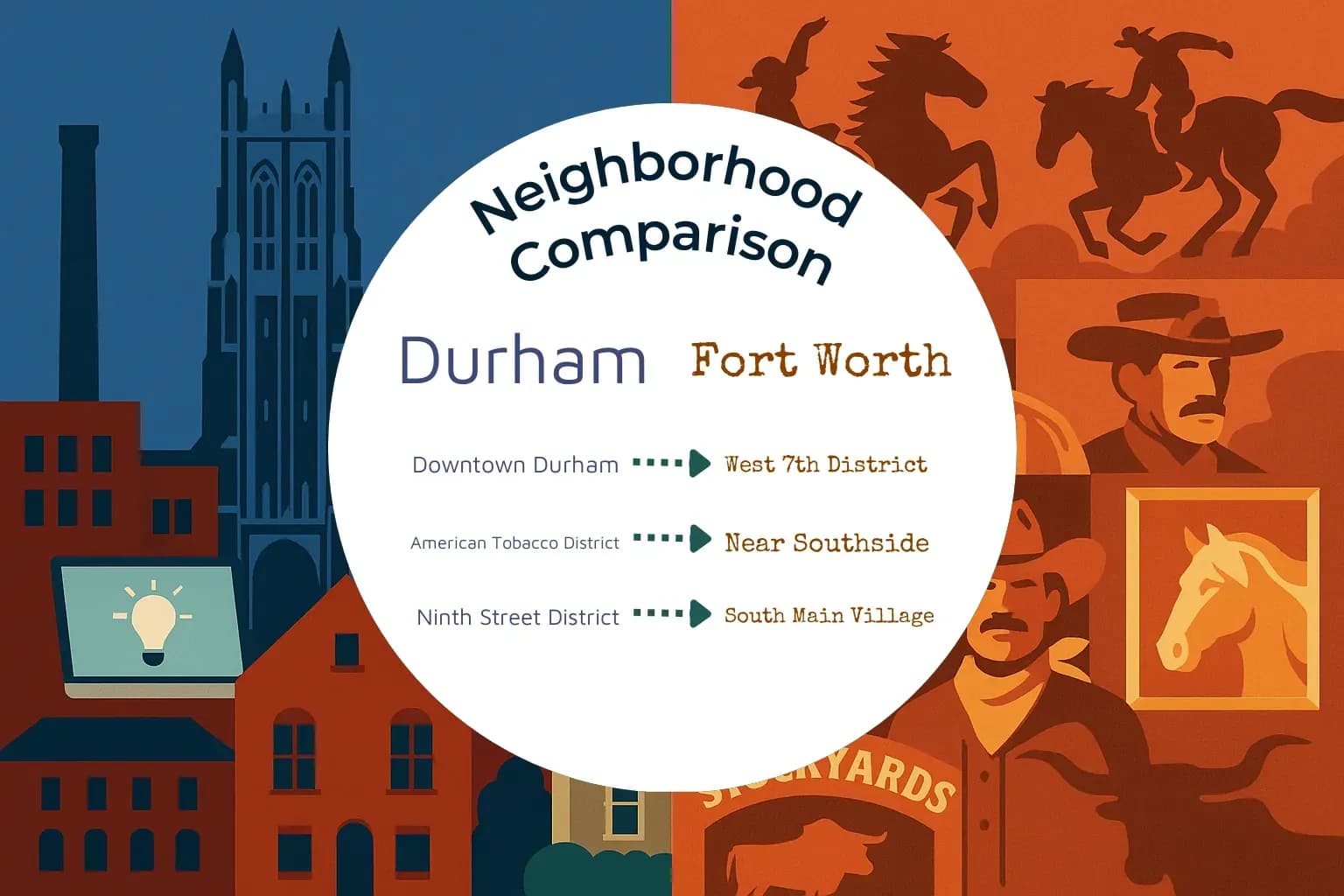 Durham vs Fort Worth Neighborhood Comparison