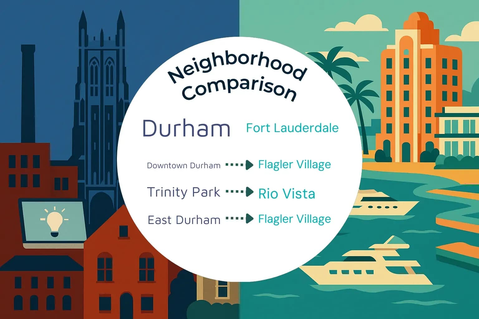 Durham vs Fort Lauderdale Neighborhood Comparison