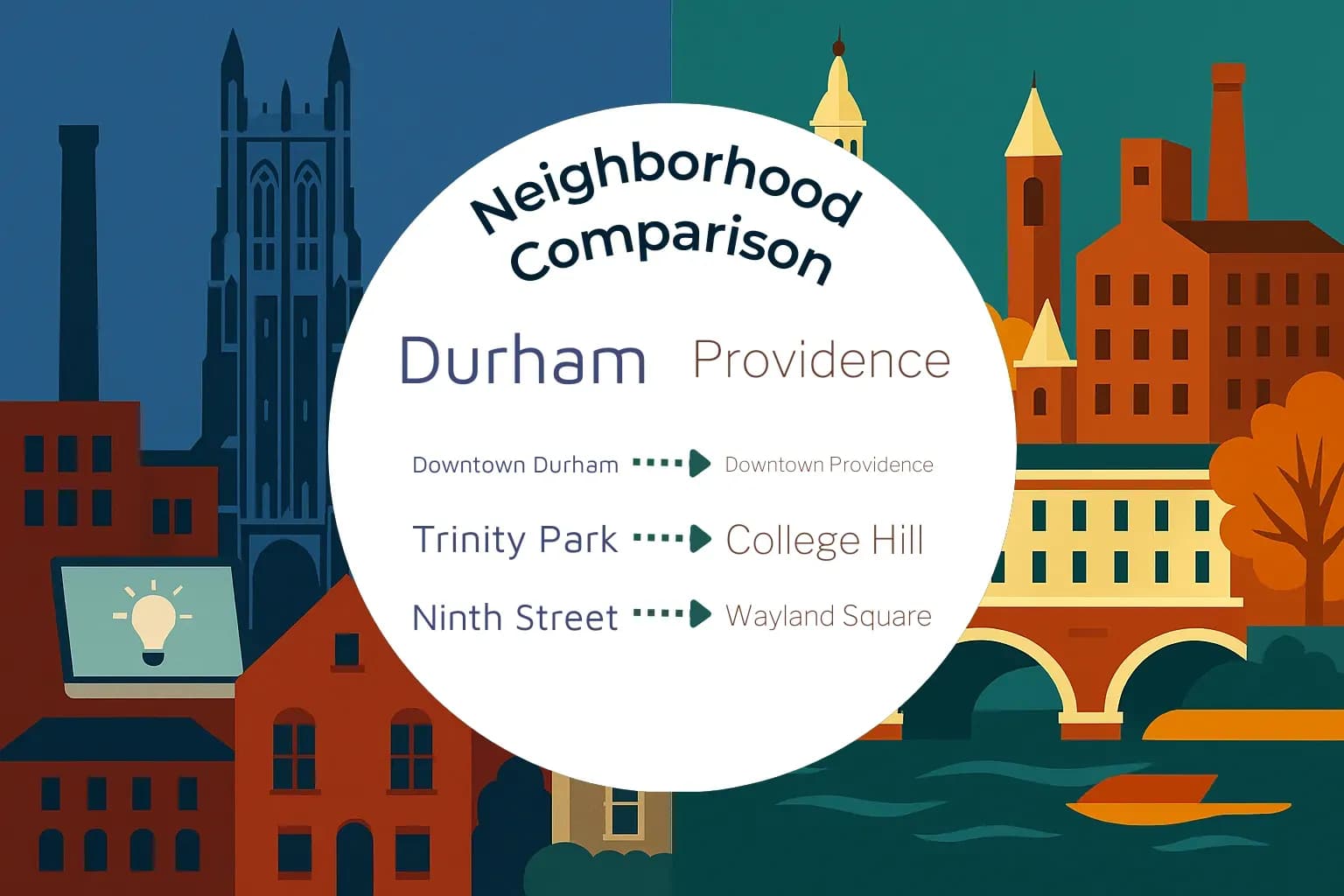 Durham vs Providence Neighborhood Comparison