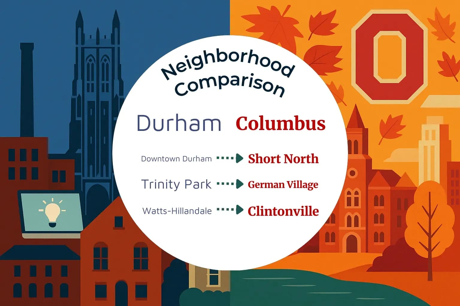 Durham vs Columbus Neighborhood Comparison