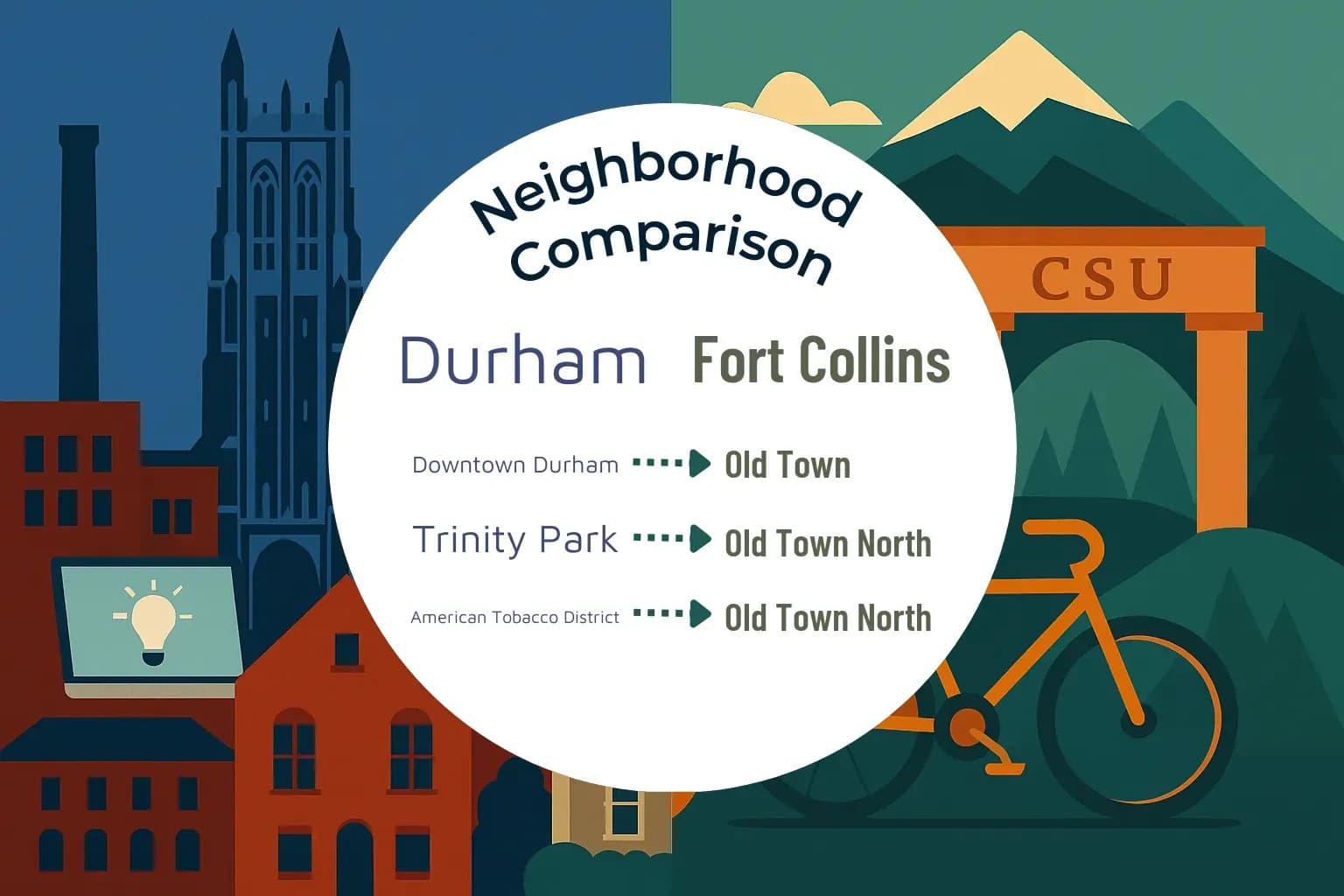 Durham vs Fort Collins Neighborhood Comparison
