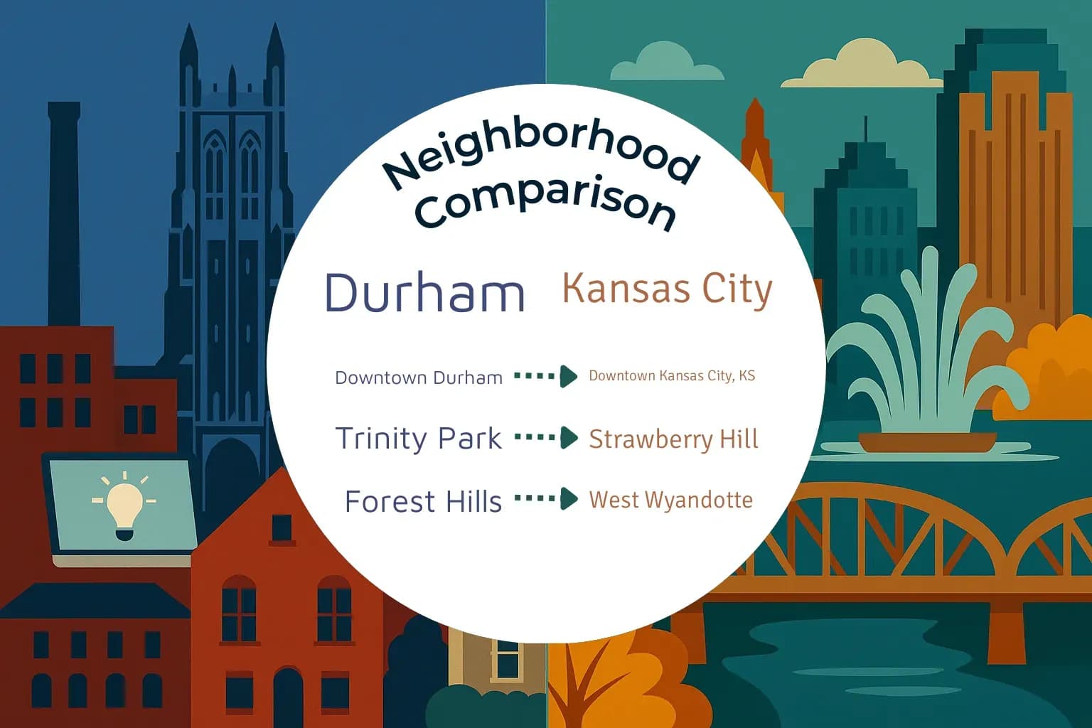 Durham vs Kansas City Neighborhood Comparison