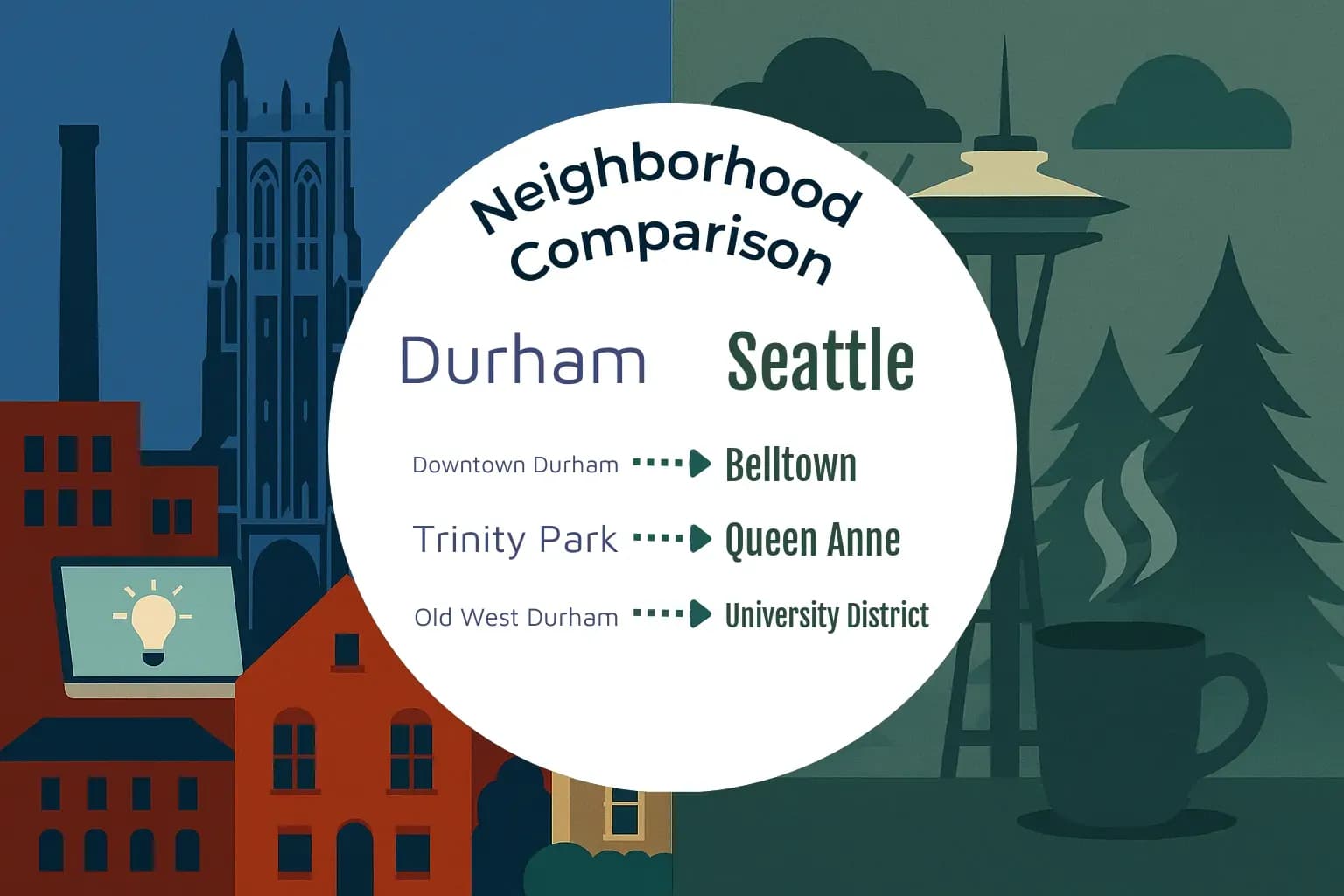 Durham vs Seattle Neighborhood Comparison