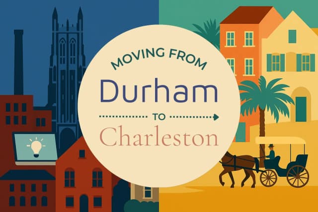 Moving from Durham to Charleston