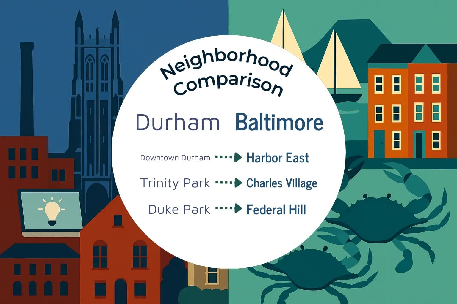 Durham vs Baltimore Neighborhood Comparison