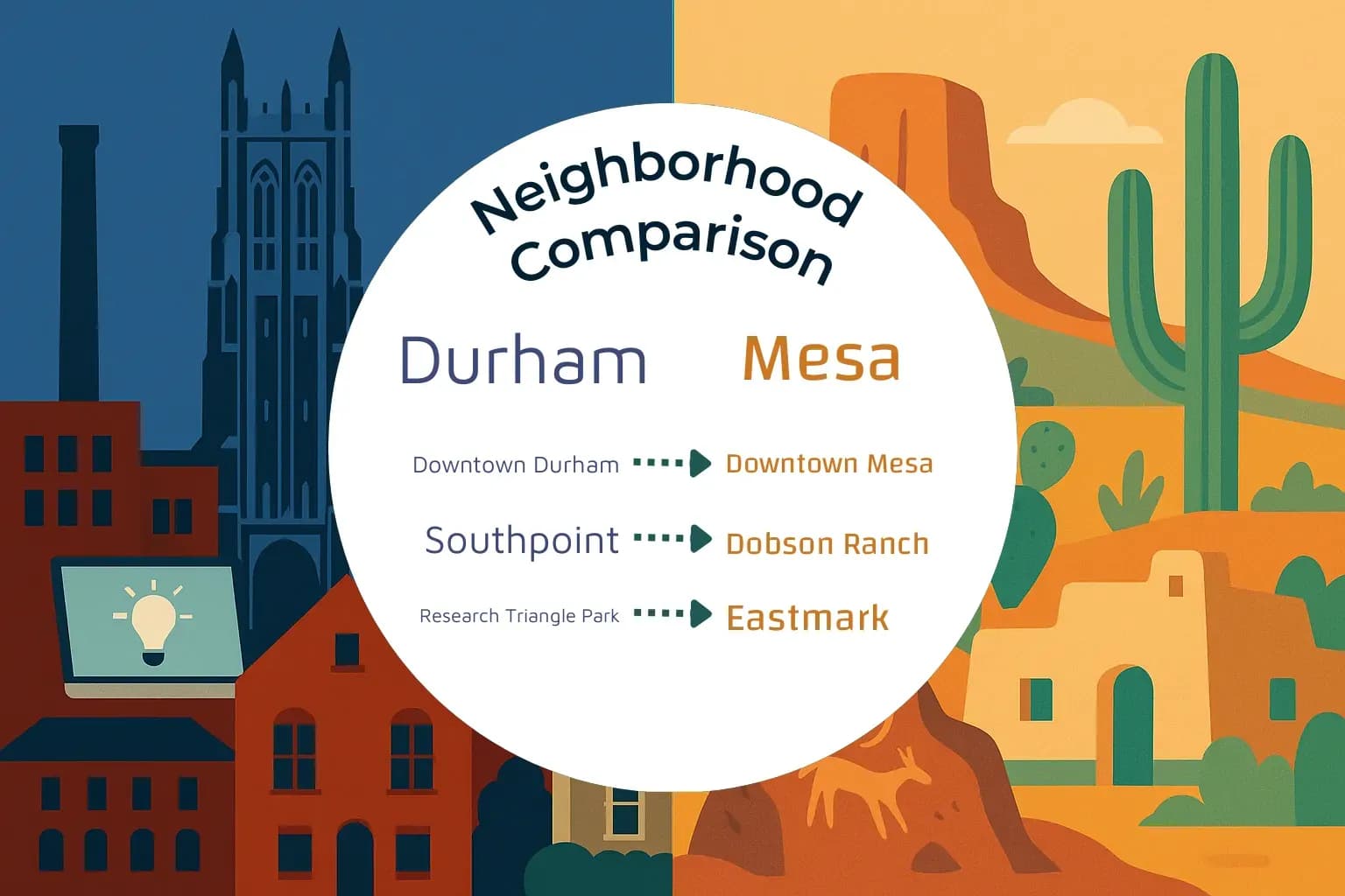 Durham vs Mesa Neighborhood Comparison
