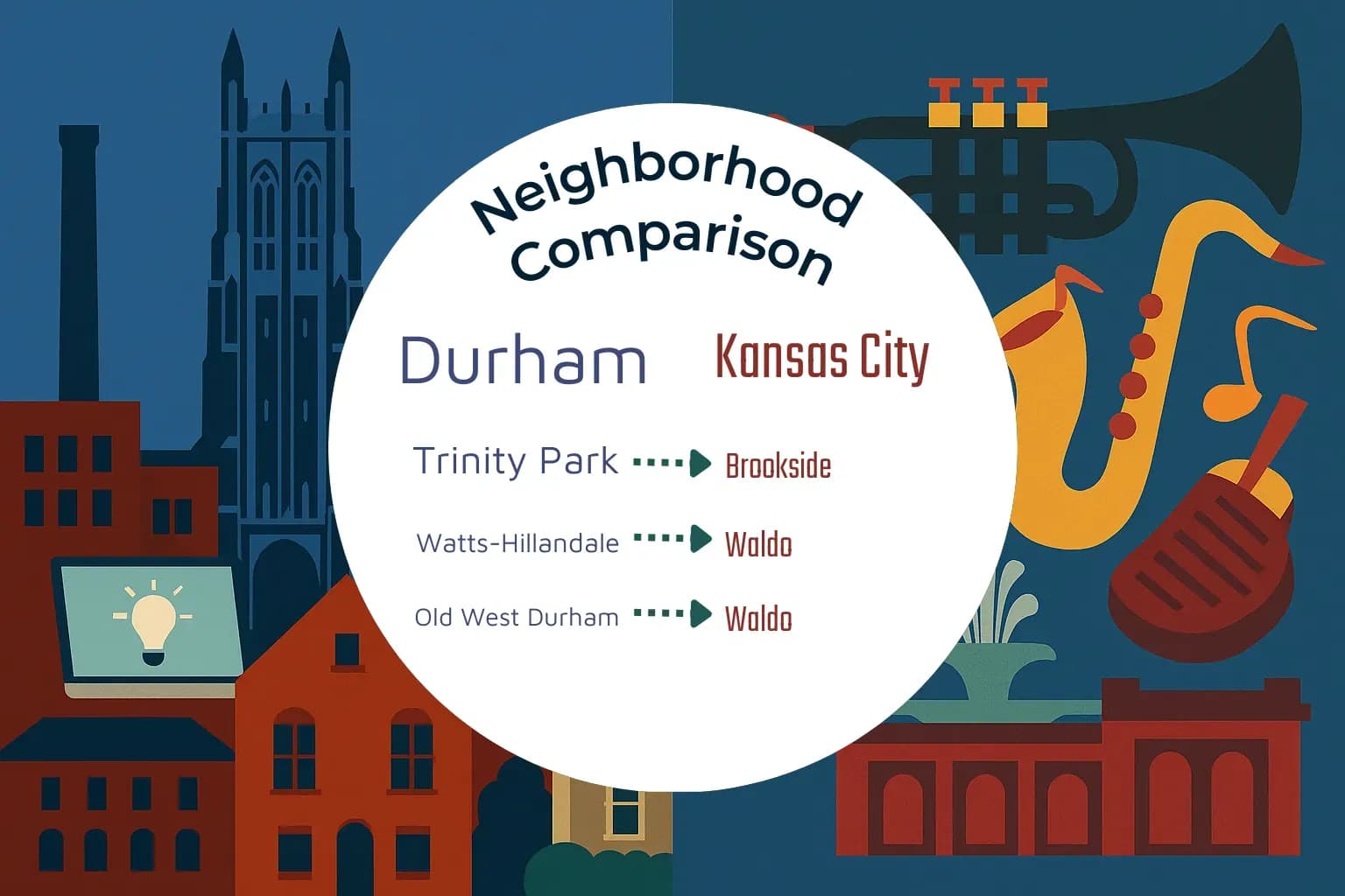 Durham vs Kansas City Neighborhood Comparison
