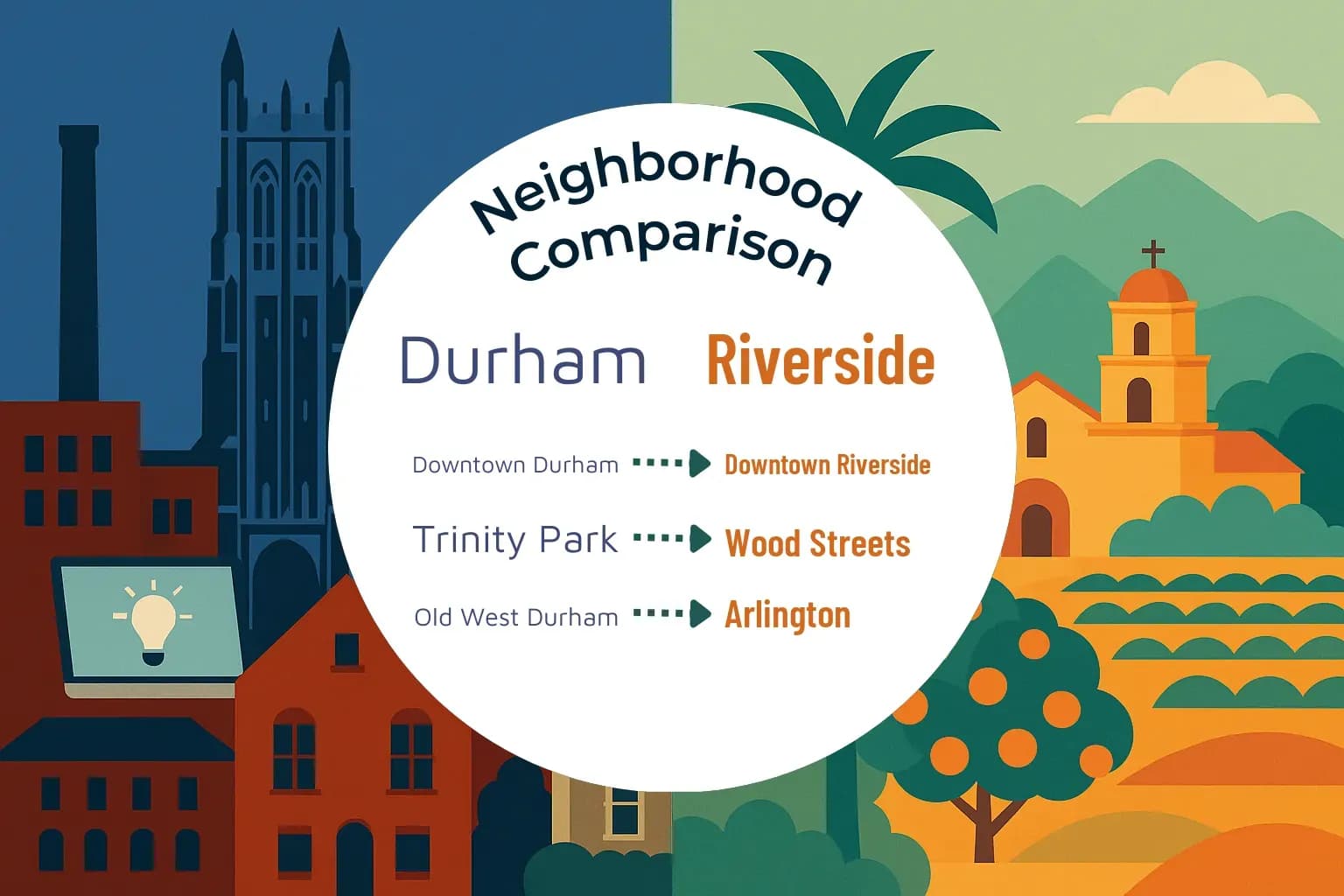Durham vs Riverside Neighborhood Comparison