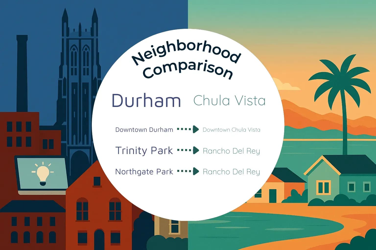 Durham vs Chula Vista Neighborhood Comparison