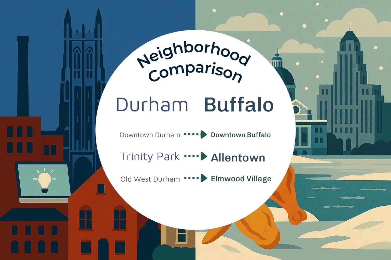 Durham vs Buffalo Neighborhood Comparison