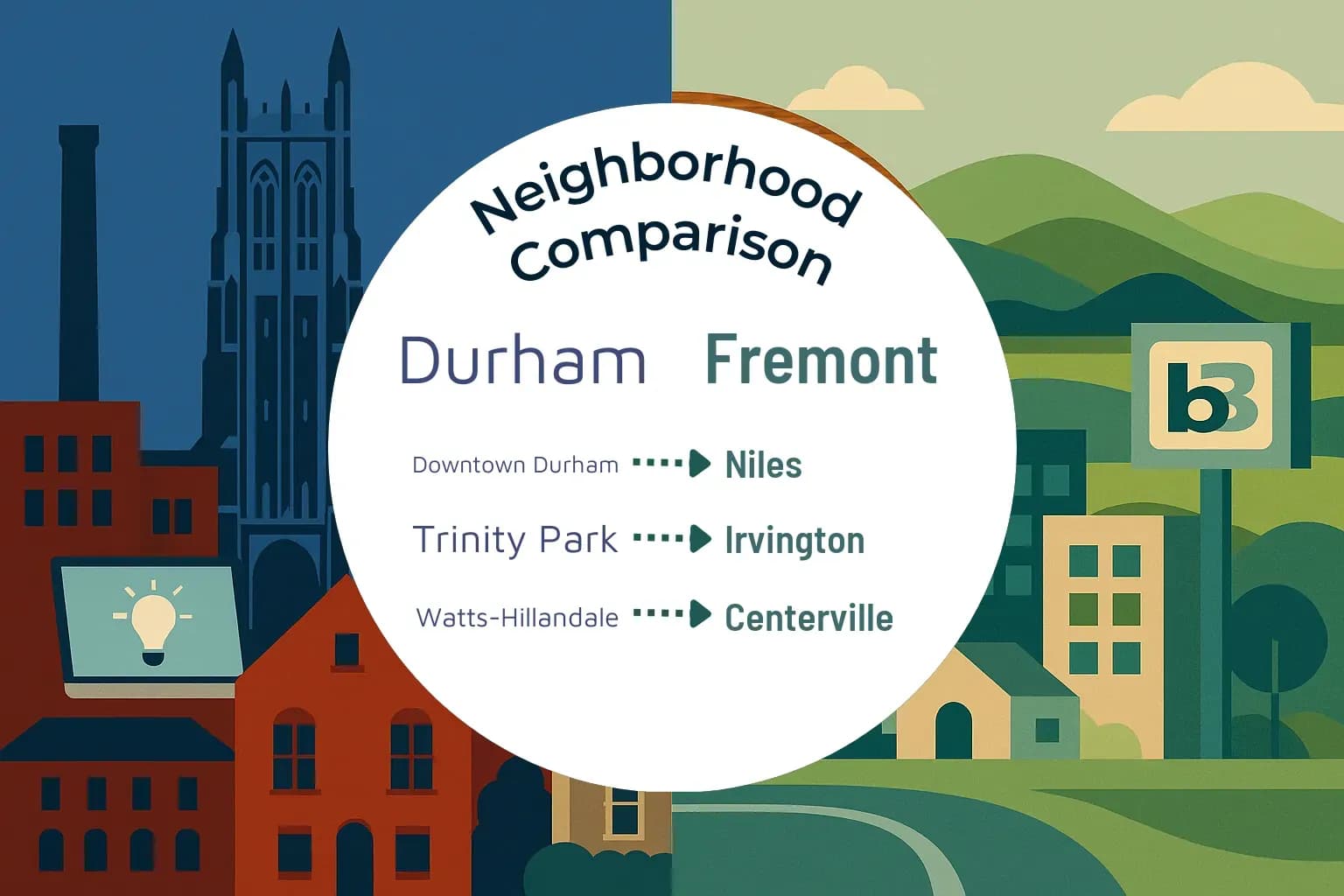 Durham vs Fremont Neighborhood Comparison