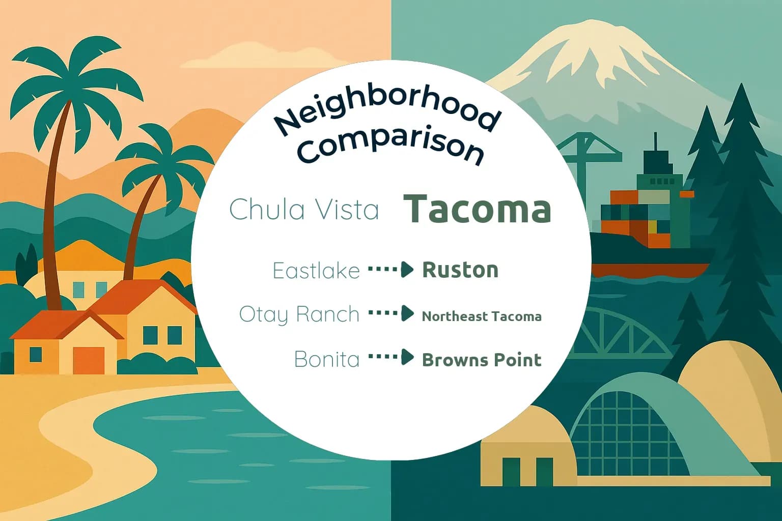 Chula Vista vs Tacoma Neighborhood Comparison