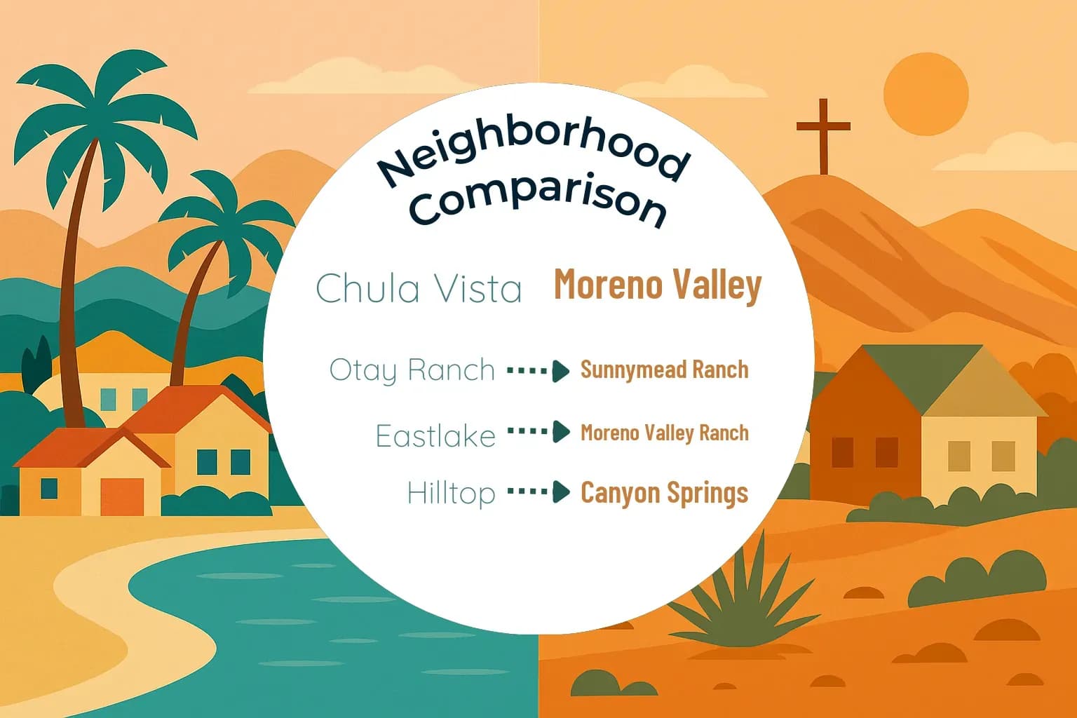 Chula Vista vs Moreno Valley Neighborhood Comparison