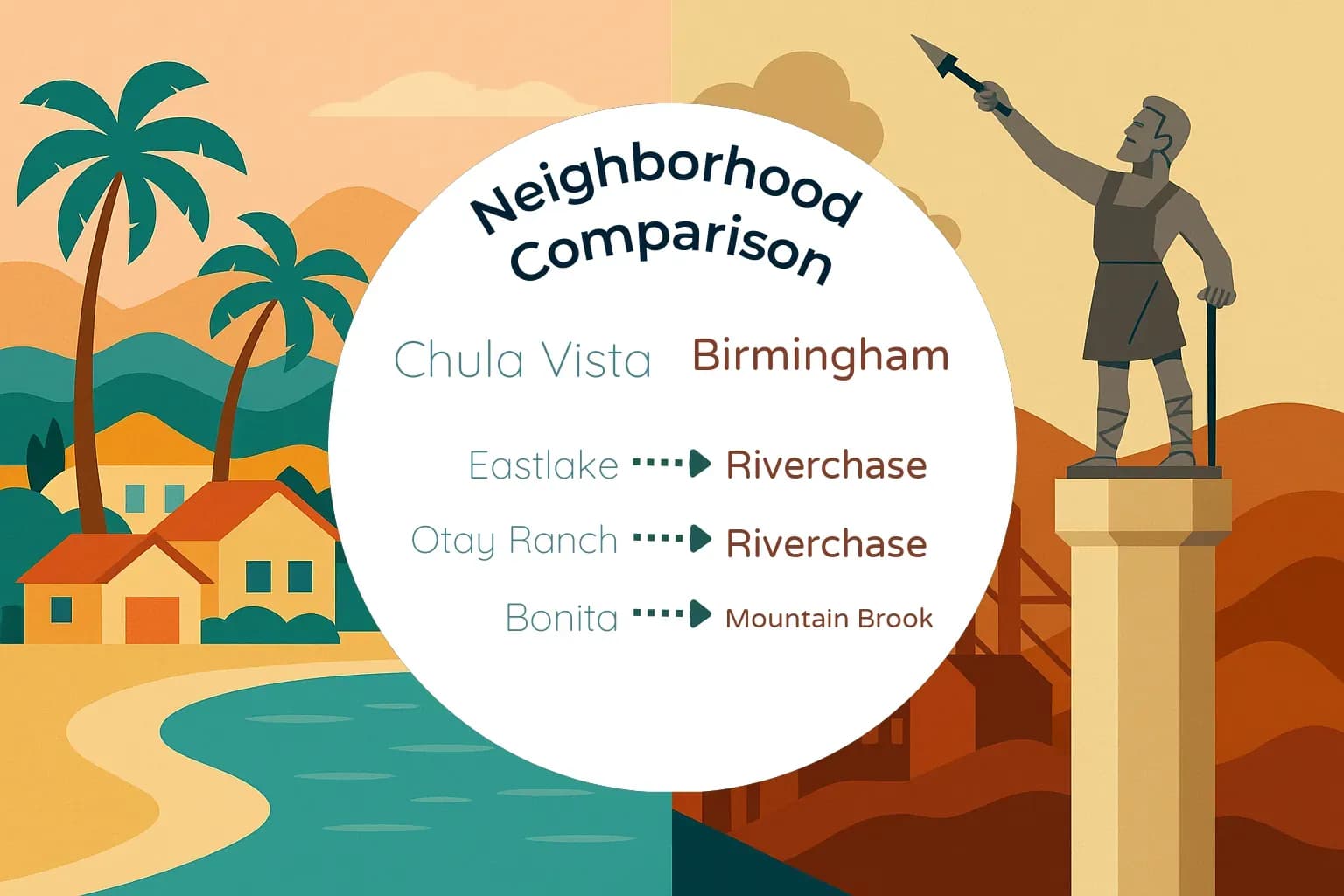 Chula Vista vs Birmingham Neighborhood Comparison