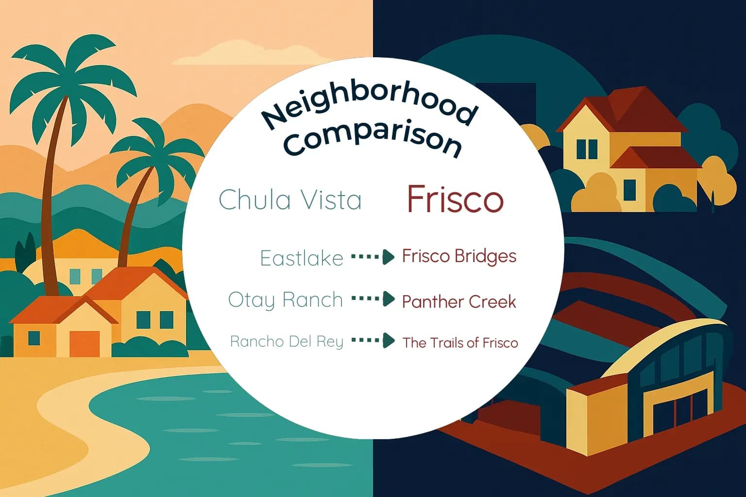 Chula Vista vs Frisco Neighborhood Comparison
