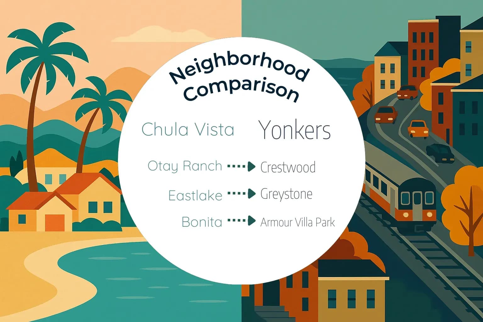 Chula Vista vs Yonkers Neighborhood Comparison