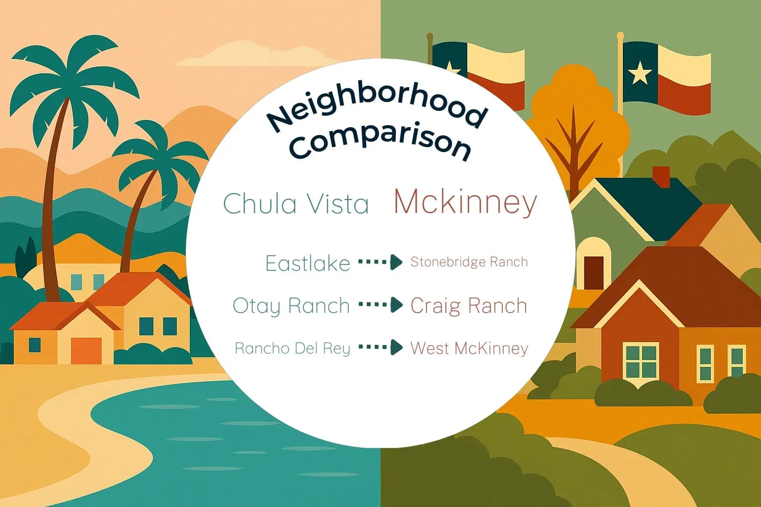 Chula Vista vs Mckinney Neighborhood Comparison