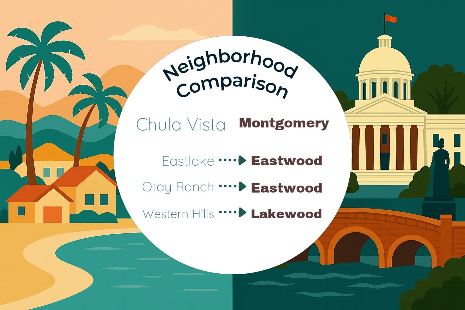 Chula Vista vs Montgomery Neighborhood Comparison