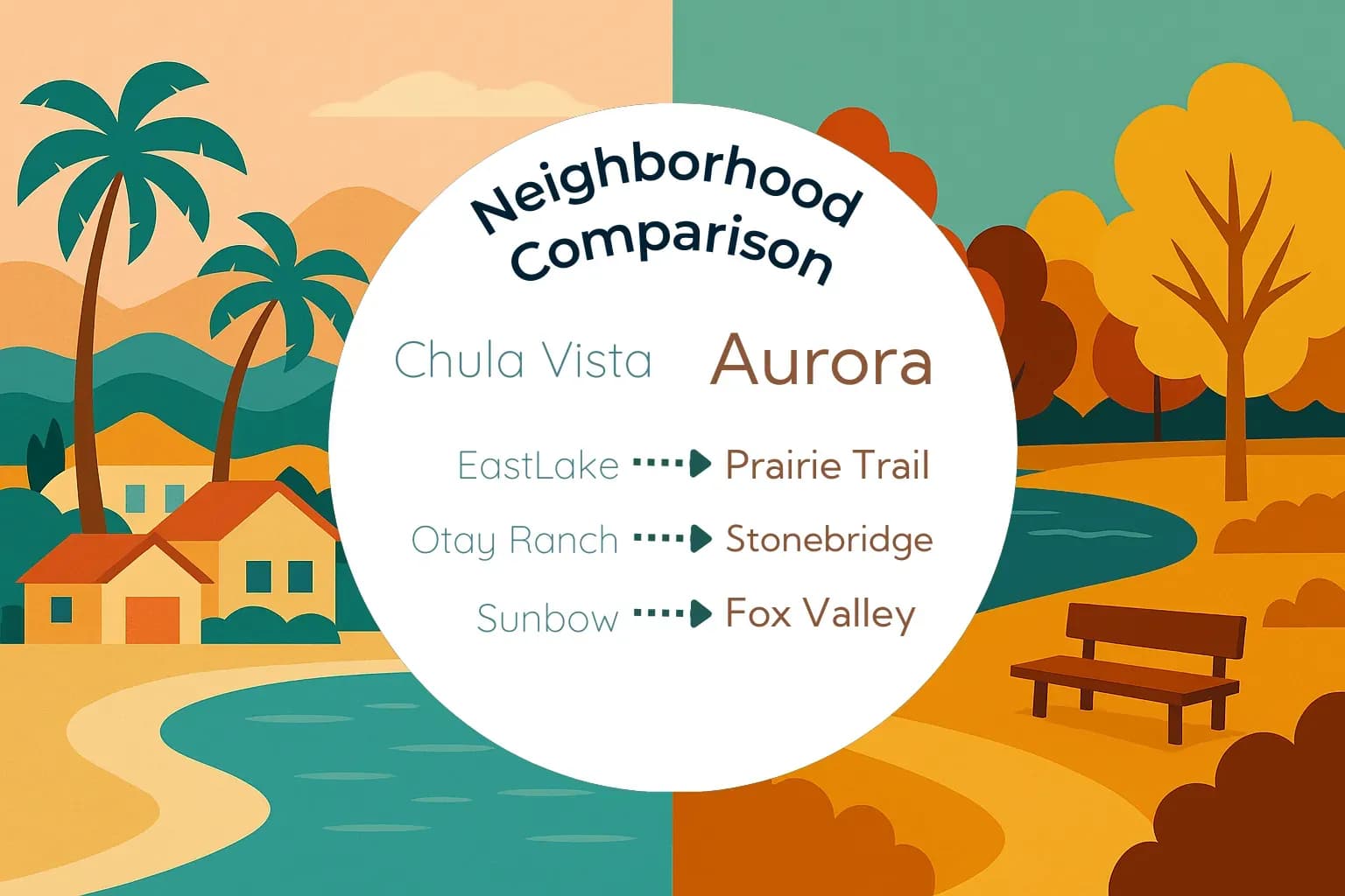 Chula Vista vs Aurora Neighborhood Comparison