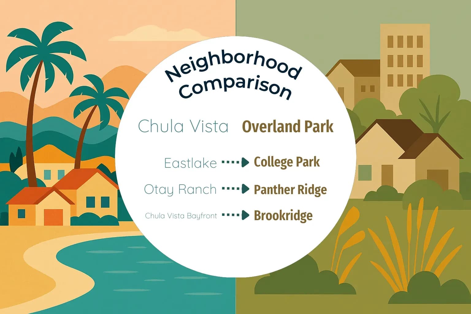 Chula Vista vs Overland Park Neighborhood Comparison