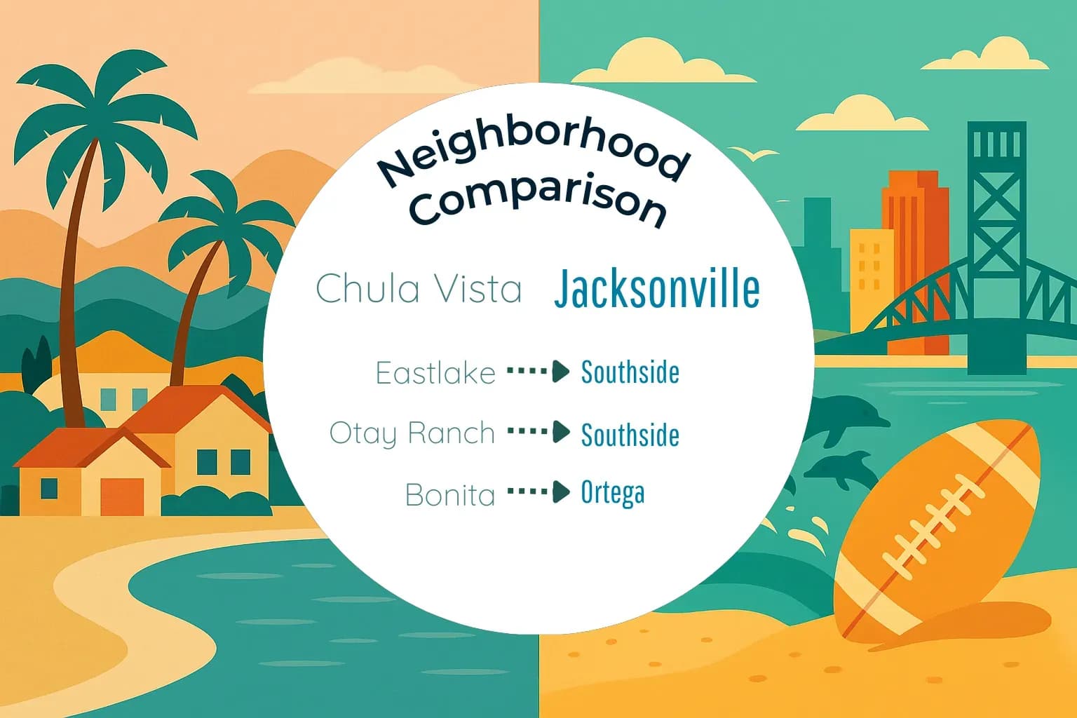 Chula Vista vs Jacksonville Neighborhood Comparison