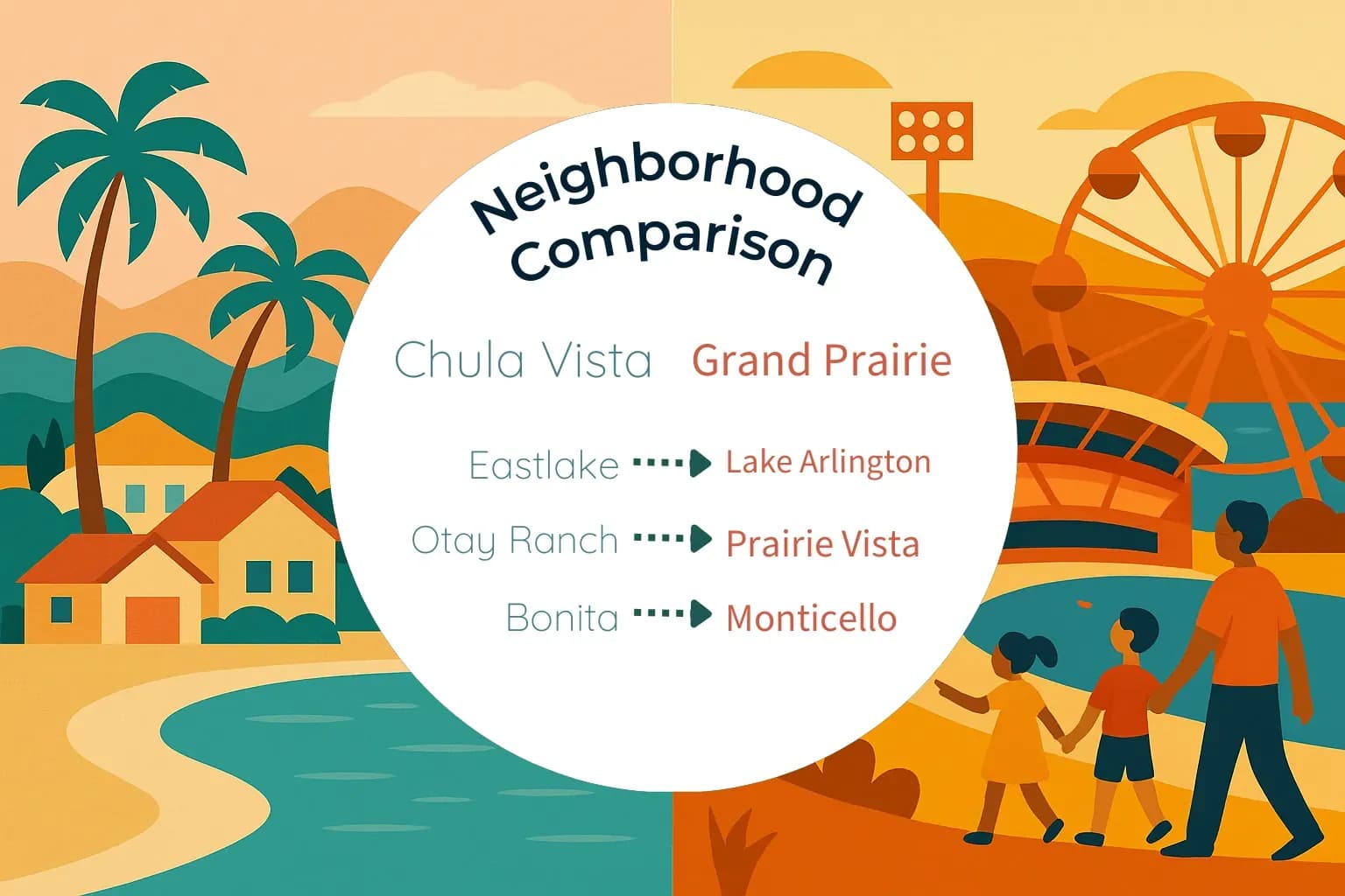 Chula Vista vs Grand Prairie Neighborhood Comparison