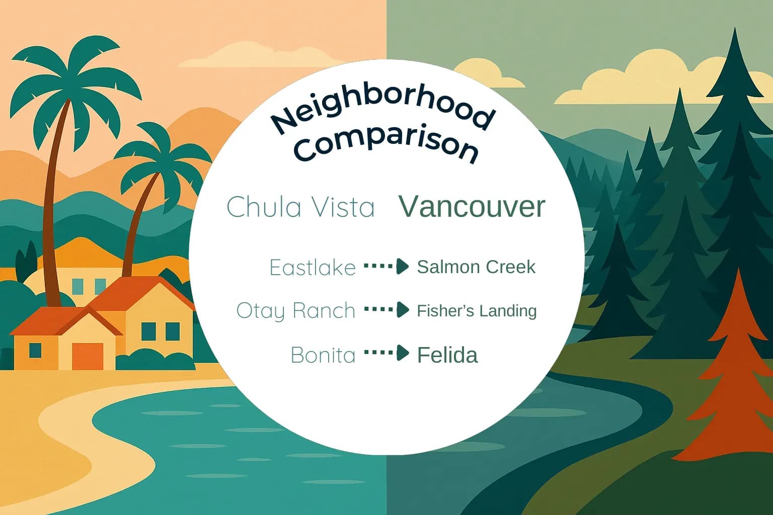 Chula Vista vs Vancouver Neighborhood Comparison