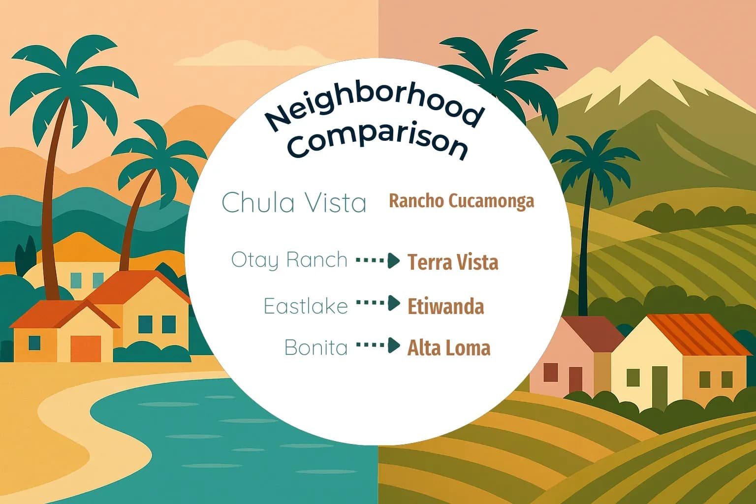 Chula Vista vs Rancho Cucamonga Neighborhood Comparison