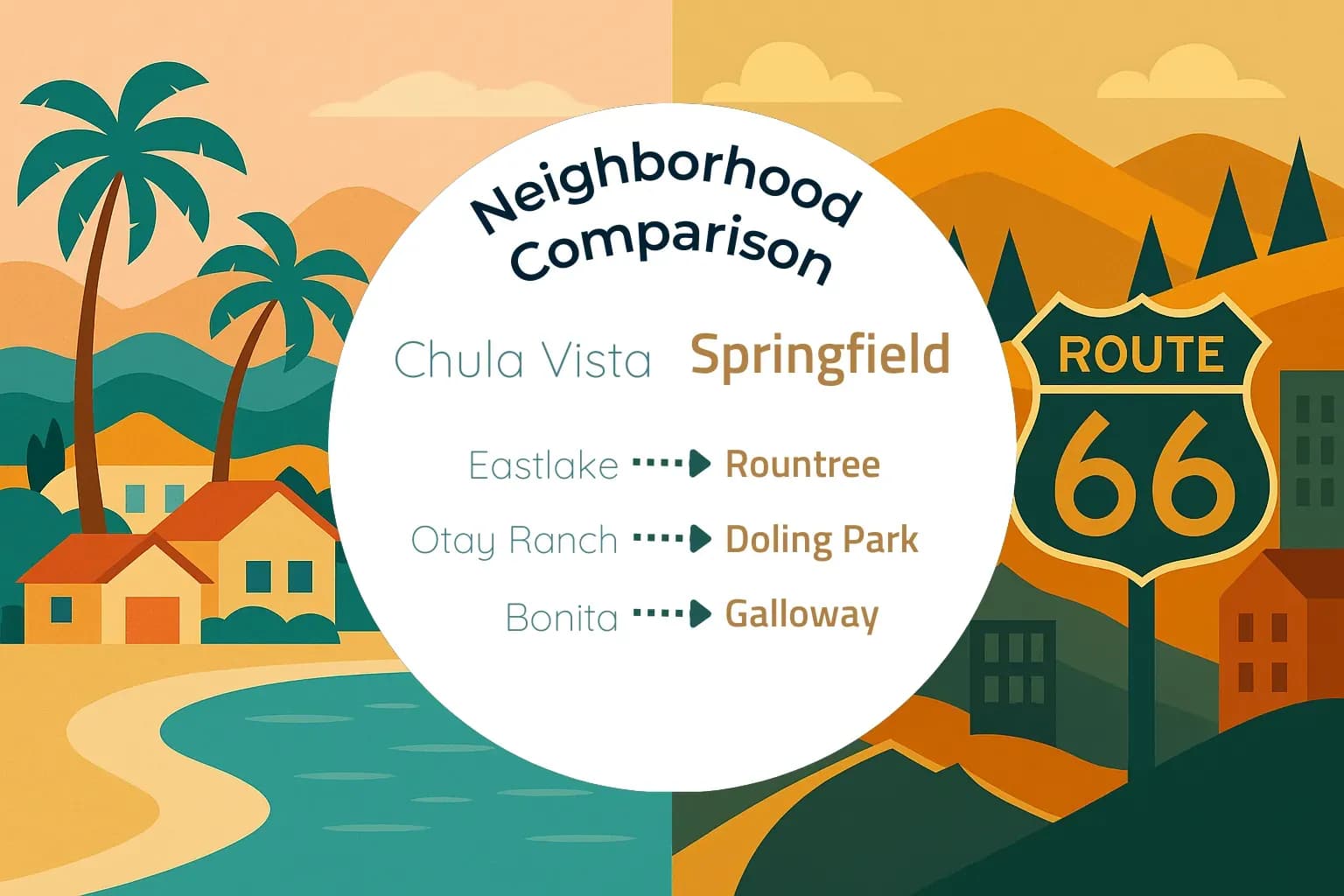 Chula Vista vs Springfield Neighborhood Comparison