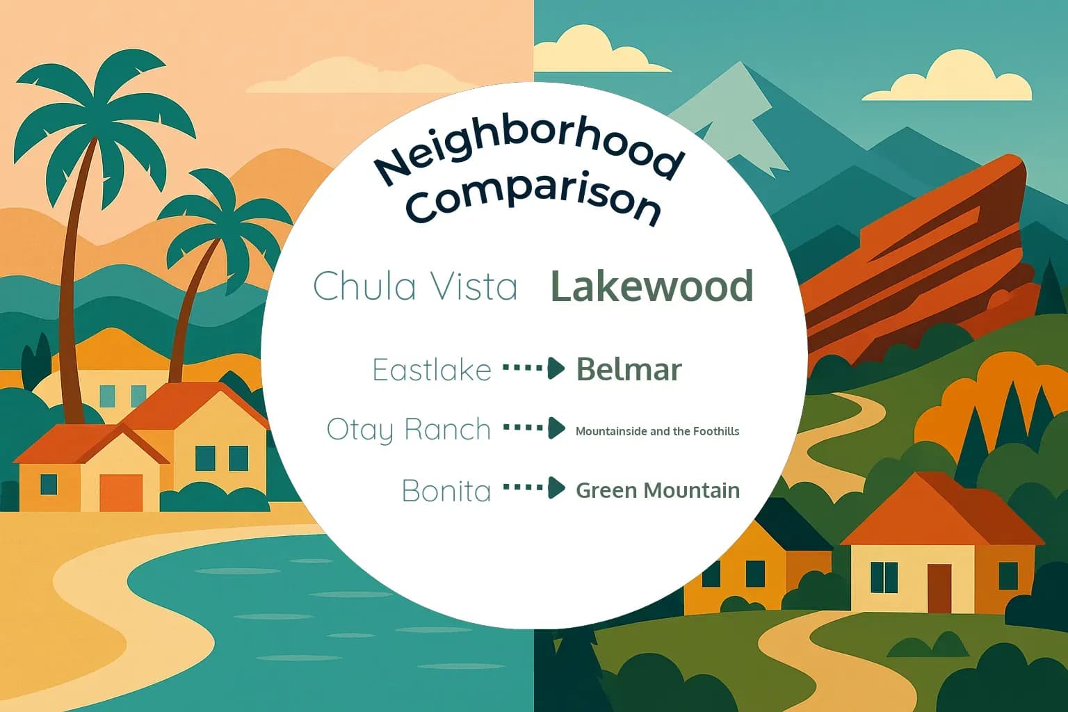 Chula Vista vs Lakewood Neighborhood Comparison