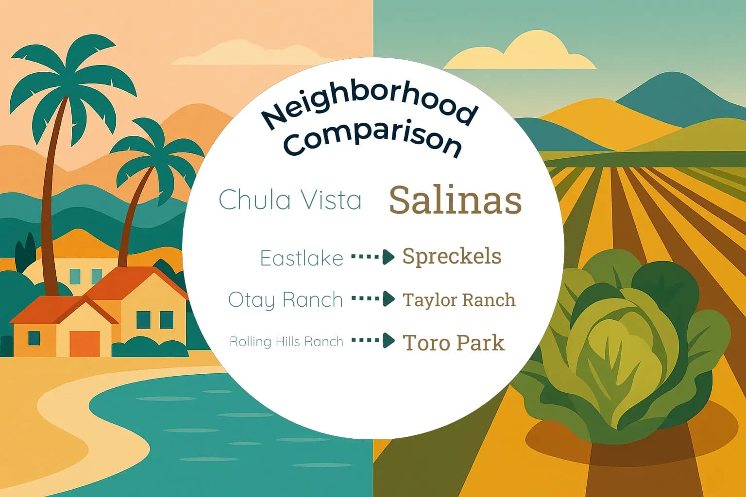 Chula Vista vs Salinas Neighborhood Comparison